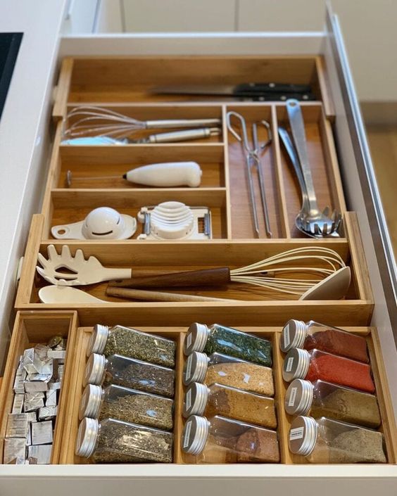 organizador para gaveta da cozinha