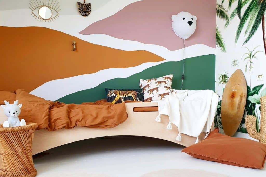 tons terrosos no quarto infantil