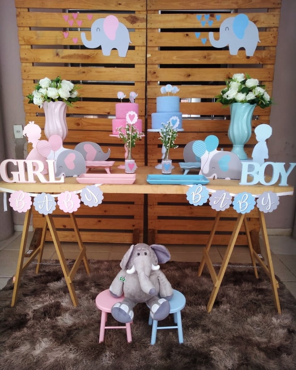 Decoração Chá Revelação Simples e Barato: como fazer? Veja!