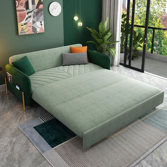 sofá-cama apartamento pequeno
