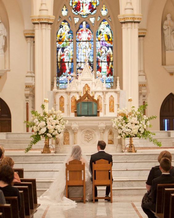 decoração de igreja para casamento