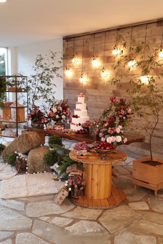 decoração de casamento simples e barato