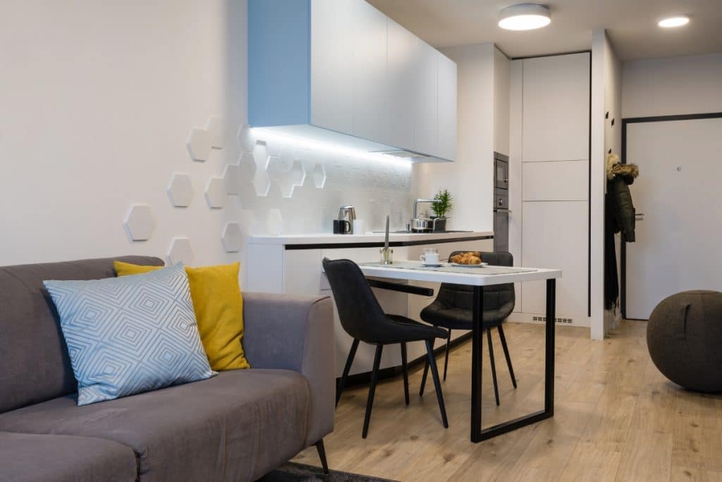 3 soluções para um apartamento pequeno