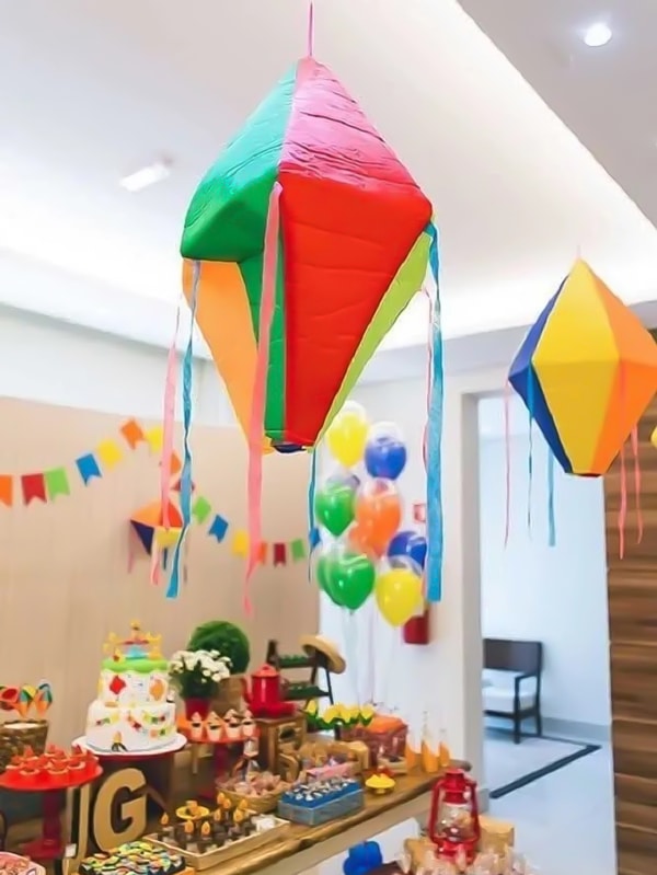 decoração festa junina infantil simples