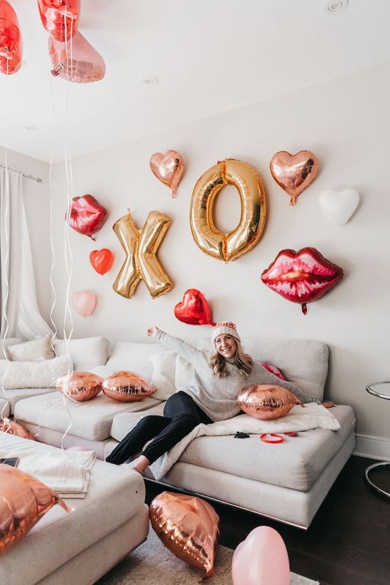decoração romântica para dia dos namorados em casa
