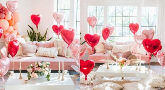 Decoração romântica para Dia dos Namorados em casa
