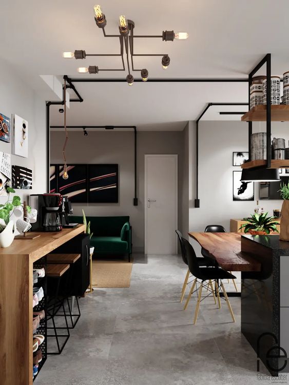 decoracao estilo industrial