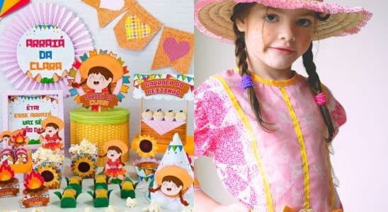 decoração festa junina infantil simples