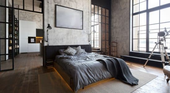 decoração para quarto estilo industrial