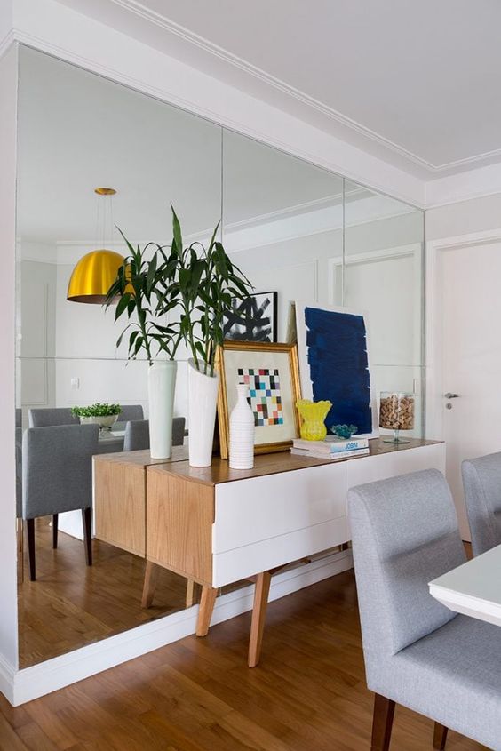 espelho apartamento pequeno