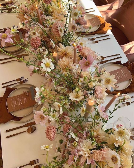 mesa de casamento decorada