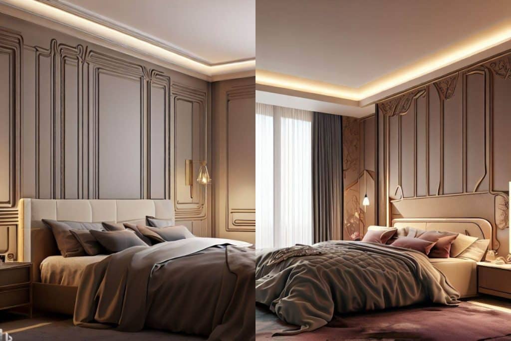 Boiserie no quarto