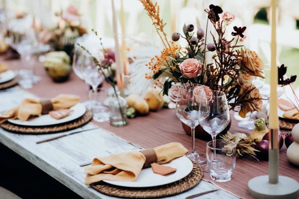 focos de decoração no casamento