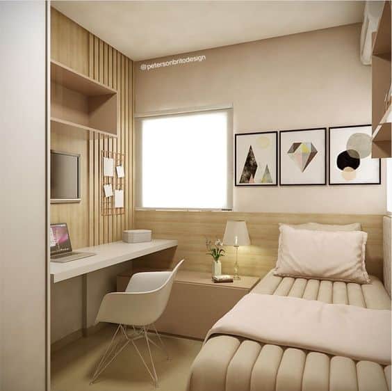 home office no quarto