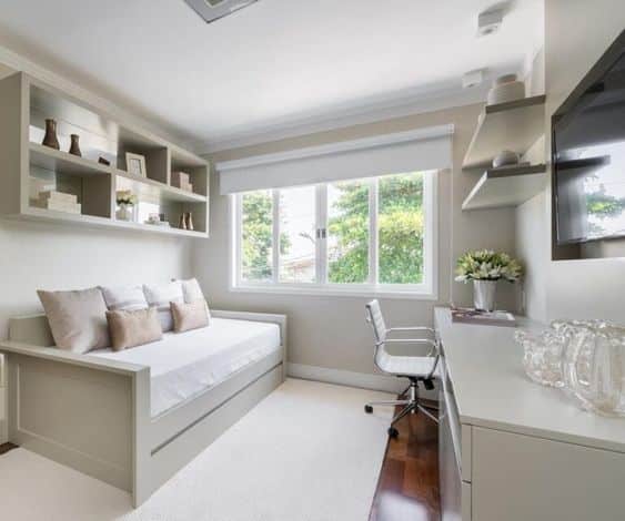 home office no quarto