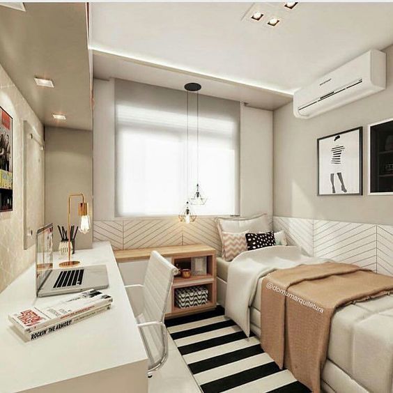 quarto com escritorio