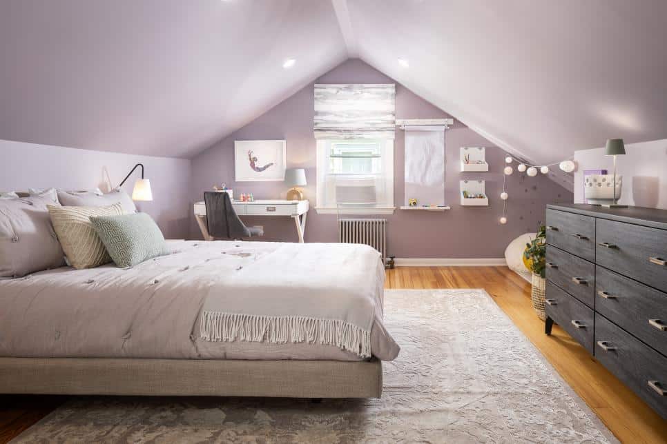 quarto infantil lilás