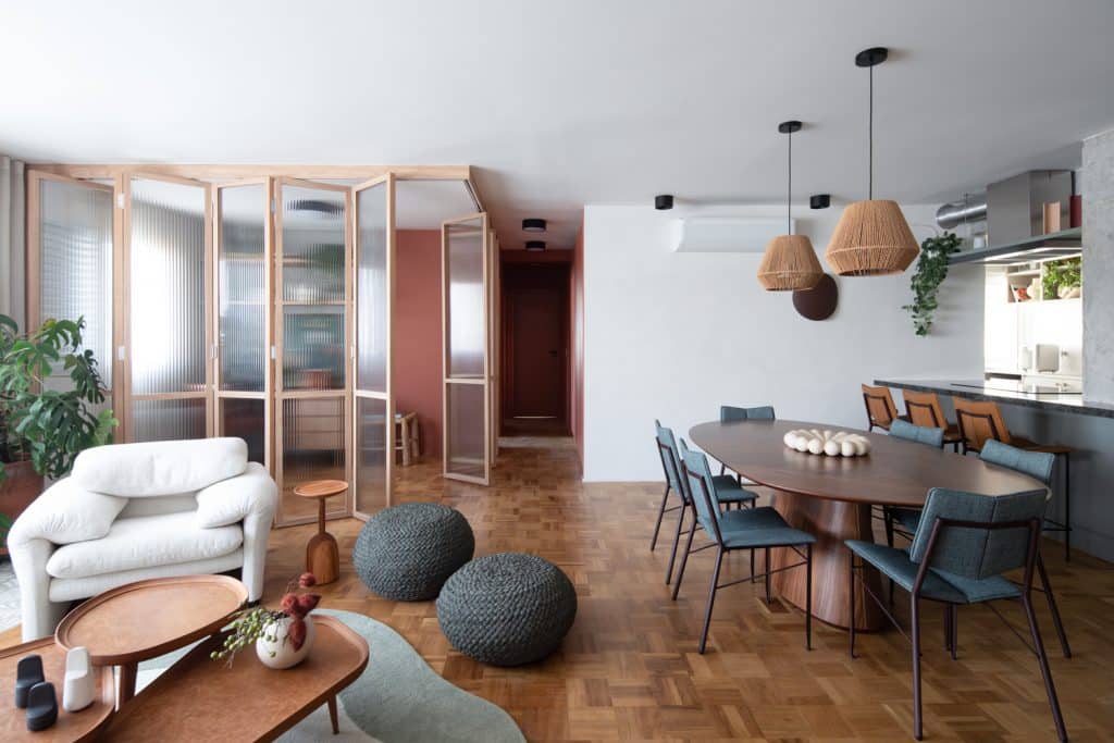 casa com ambientes multifuncionais