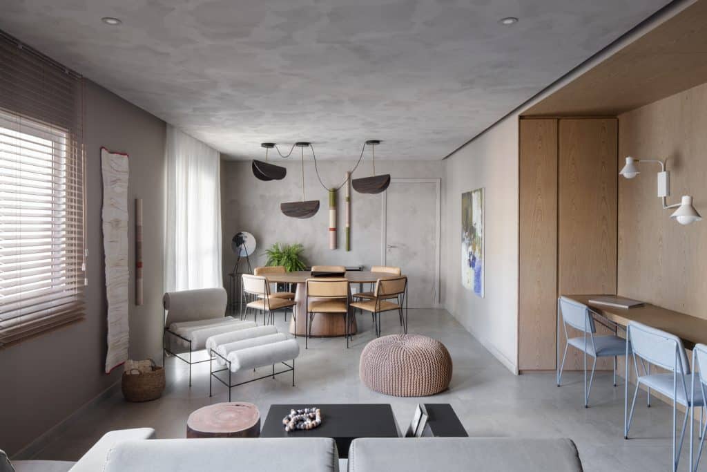 casa com ambientes multifuncionais
