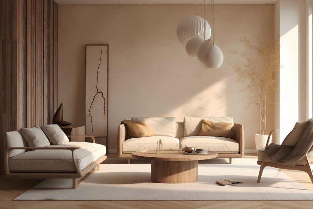Decoração no estilo japandi