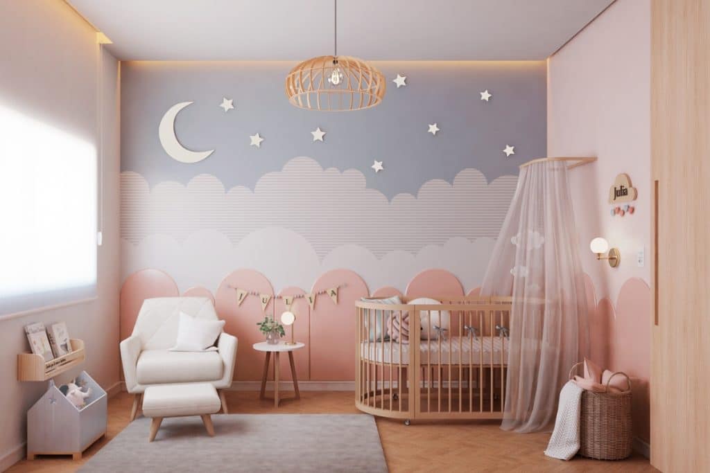 Ideias para quarto de bebê feminino