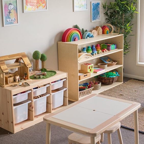 brinquedos organizados