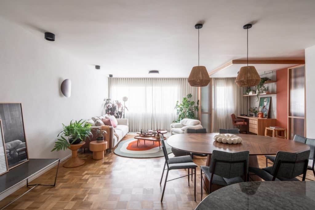 casa com ambientes multifuncionais