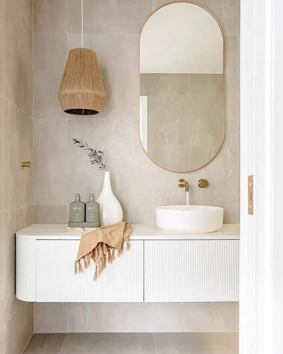 ideia para decorar lavabo