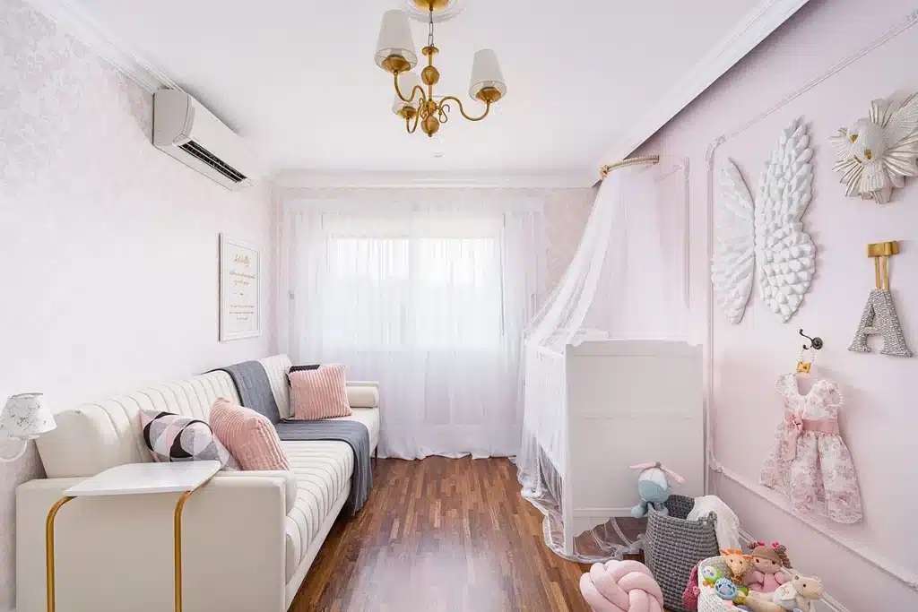 ideia para quarto de bebe feminino