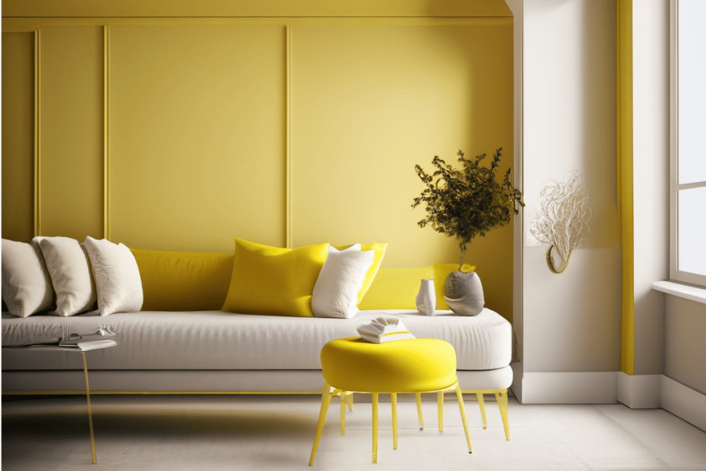 amarelo na decoração da casa