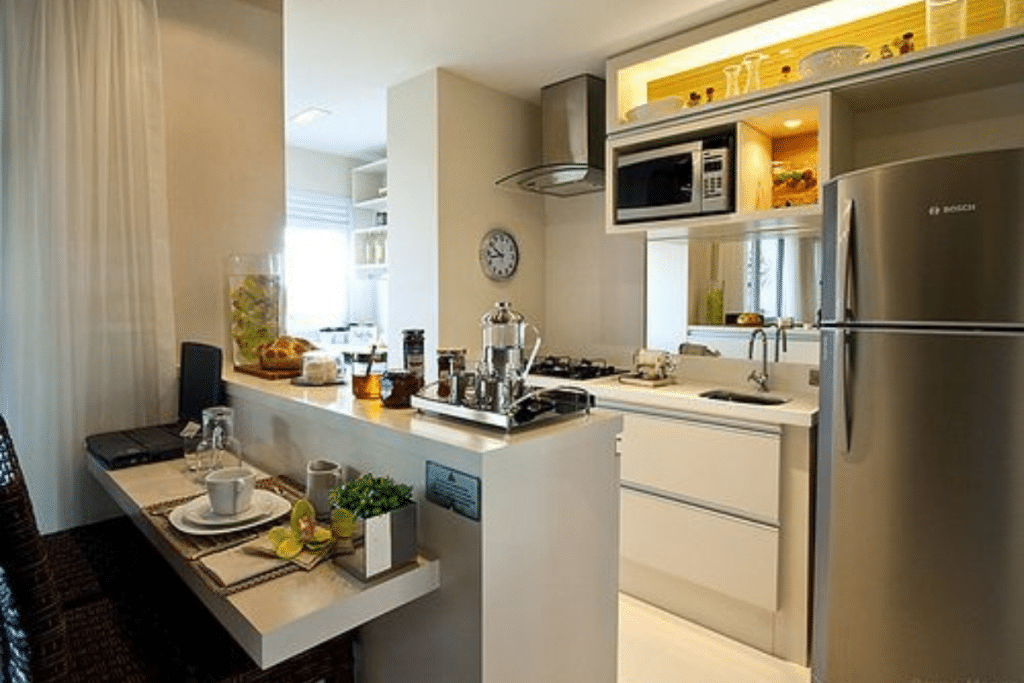 cozinha de apartamento pequeno