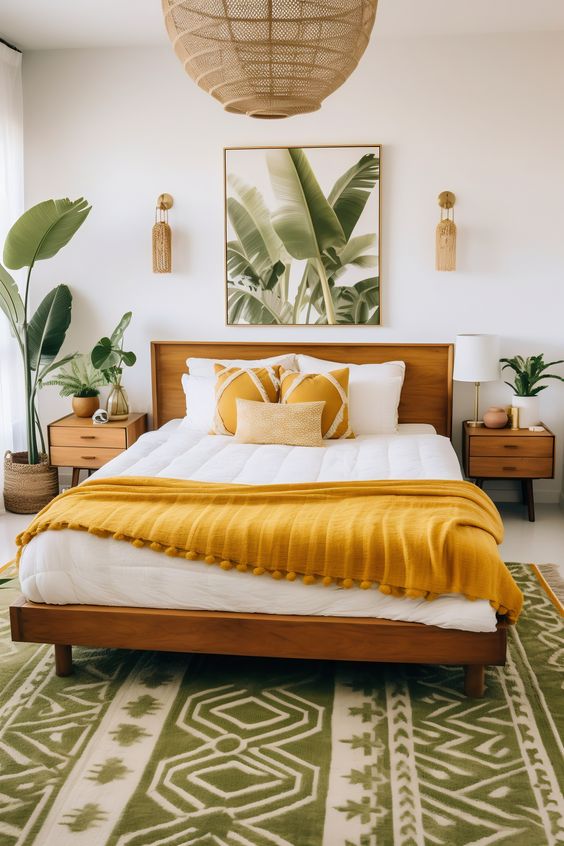 decoracao boho para quarto