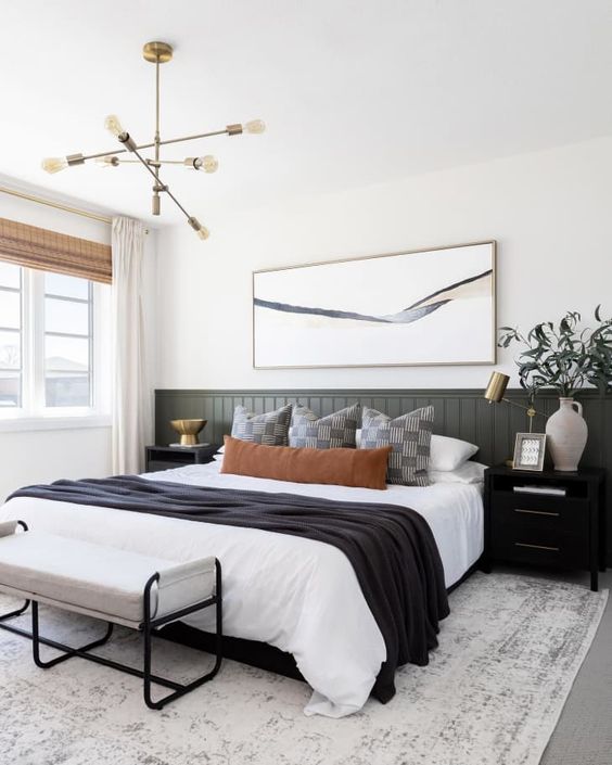decoracao elegante para quarto