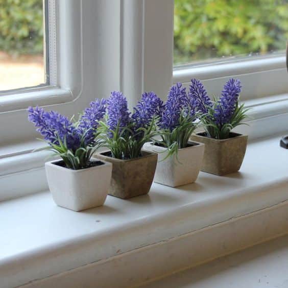 lavanda na decoracao do quarto