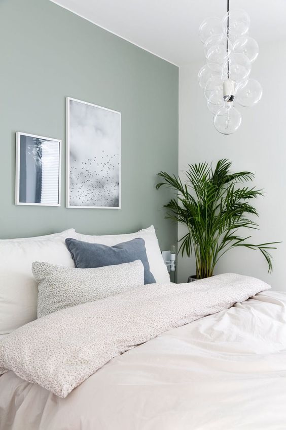 quarto feminino verde