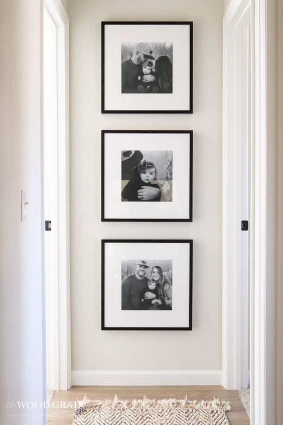 decoracao com fotos de familia