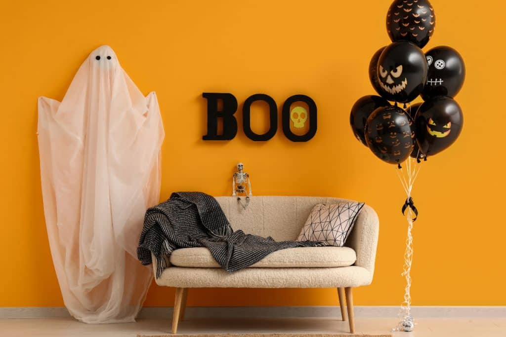 fantasma decoracao de halloween