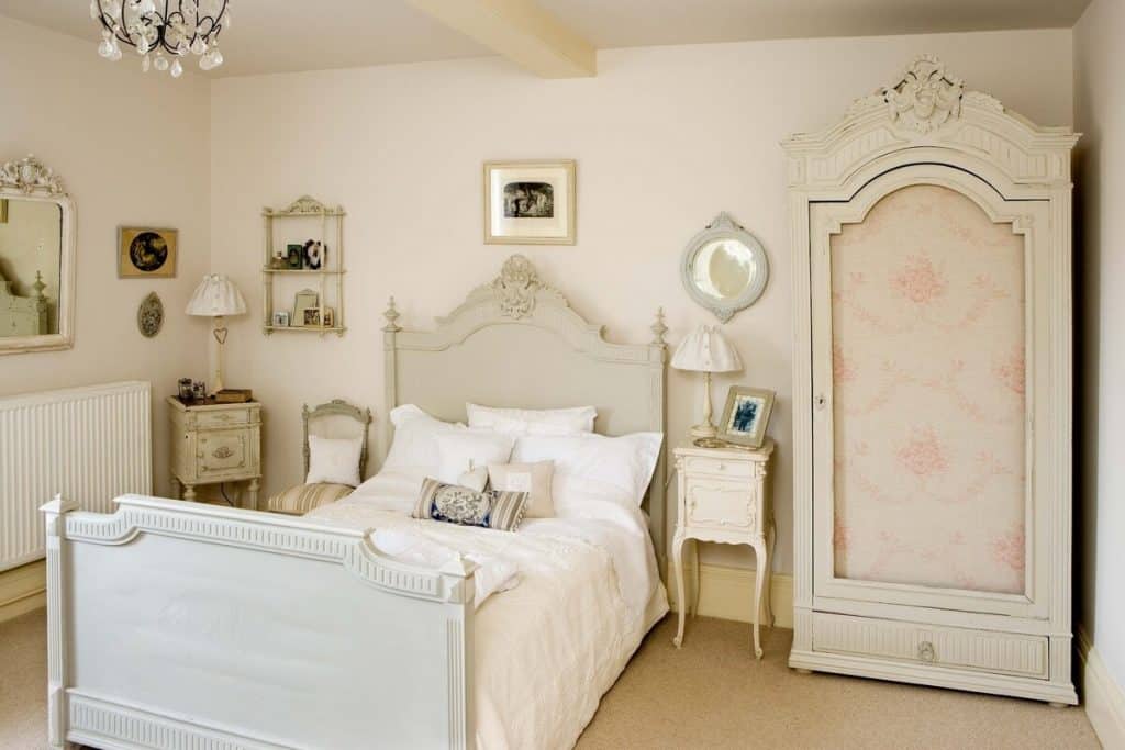 Decoração de quarto vintage