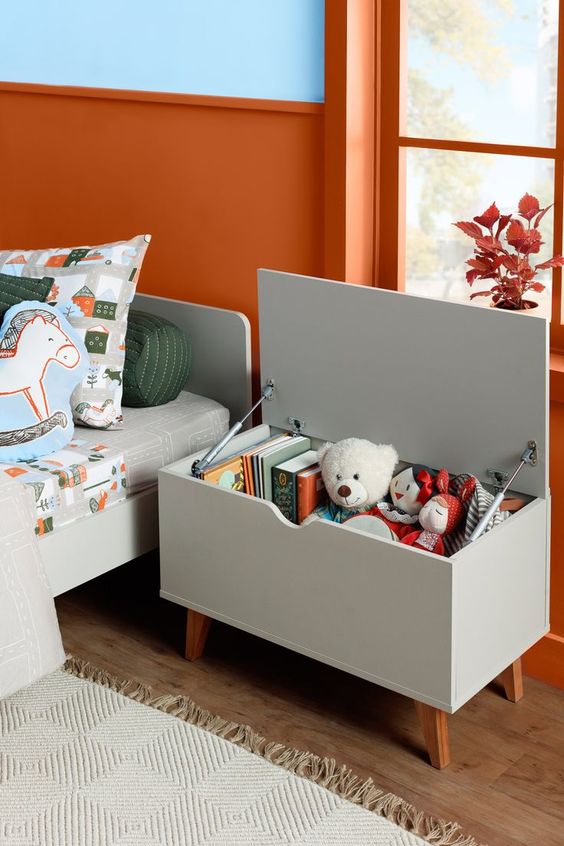 bau organizador de brinquedos