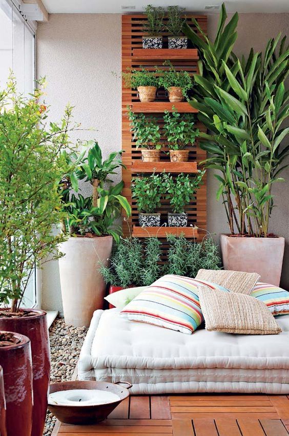 decoracao horta vertical apartamento
