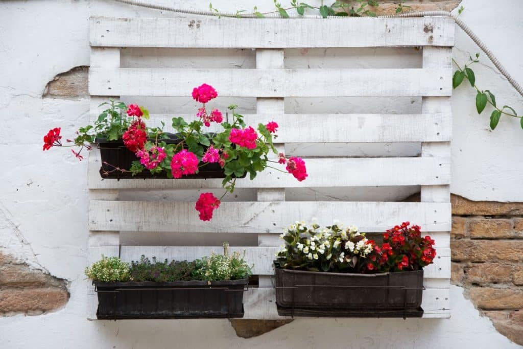 jardim vertical feito de pallet
