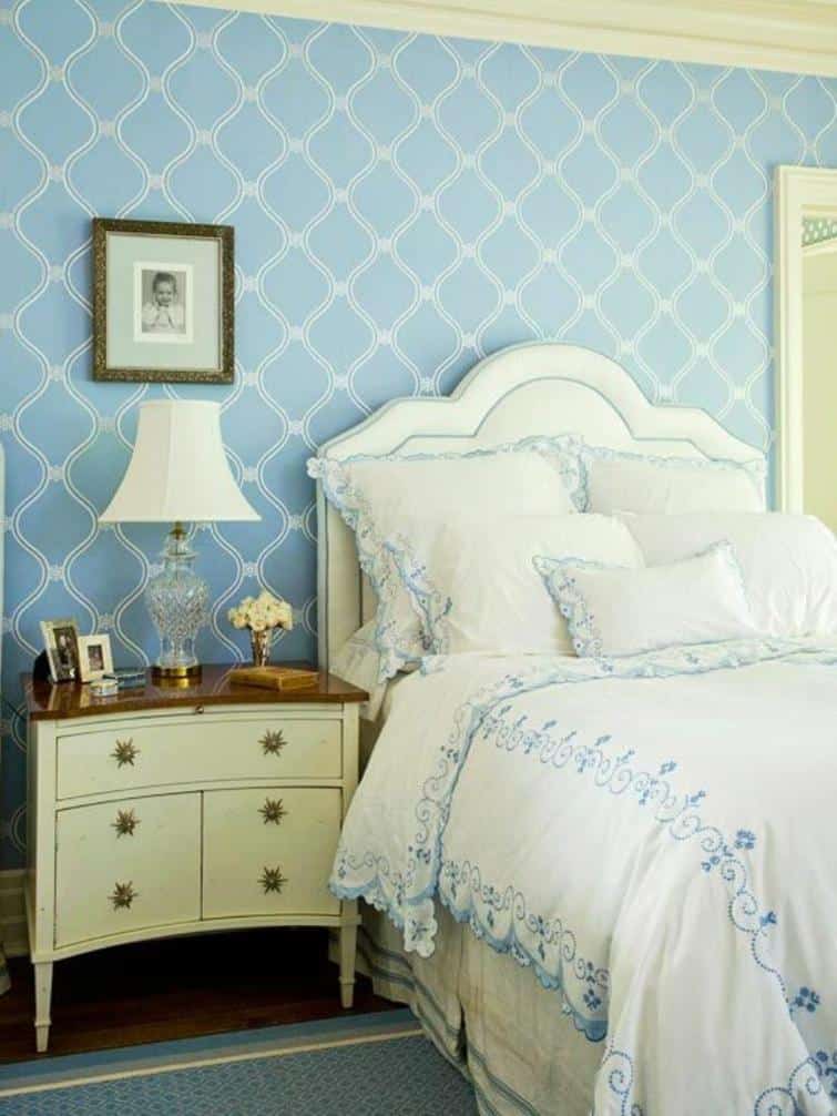 papel de parede quarto vintage