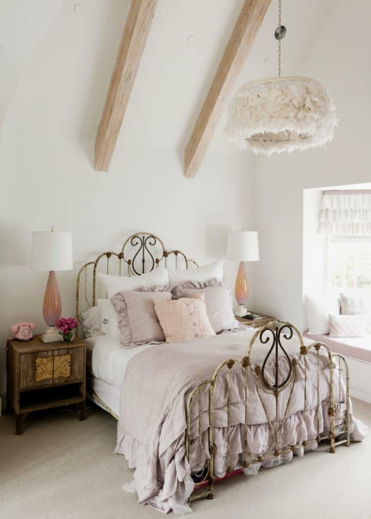 quarto no estilo vintage