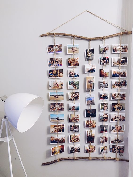 varal de fotos diy