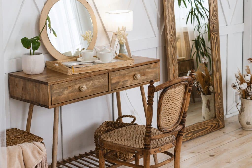 Peças vintage na decoração
