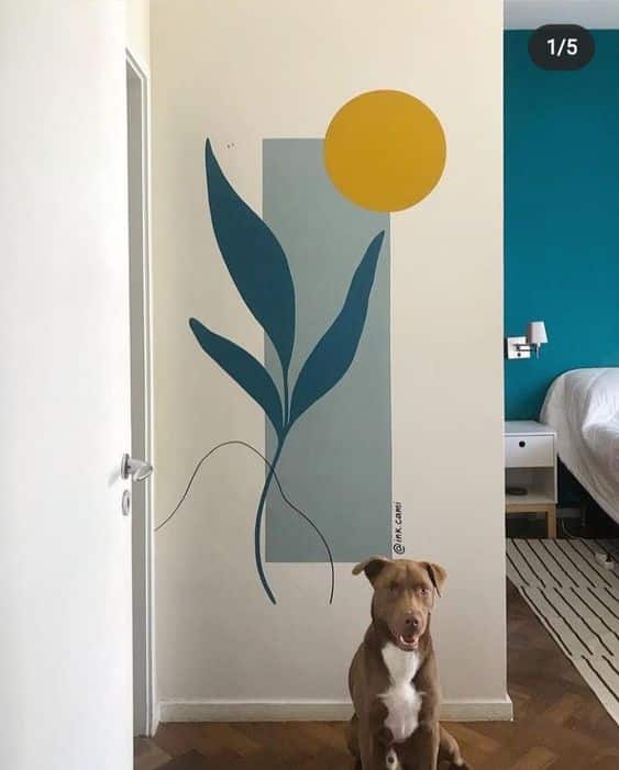 pintura na parede