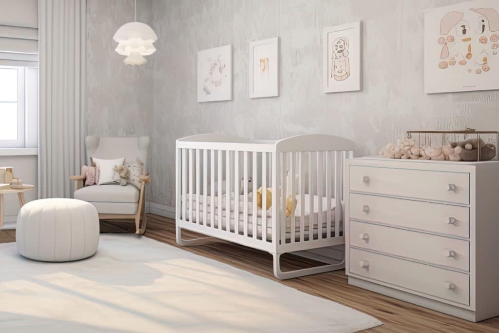 Quarto de bebê simples