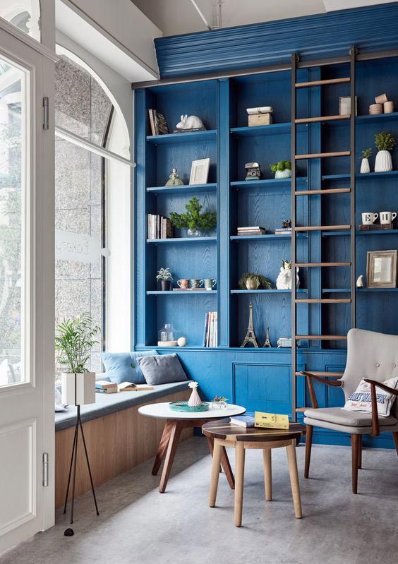 azul na decoracao de interiores
