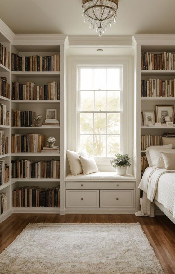 decoracao aconchegante leitura