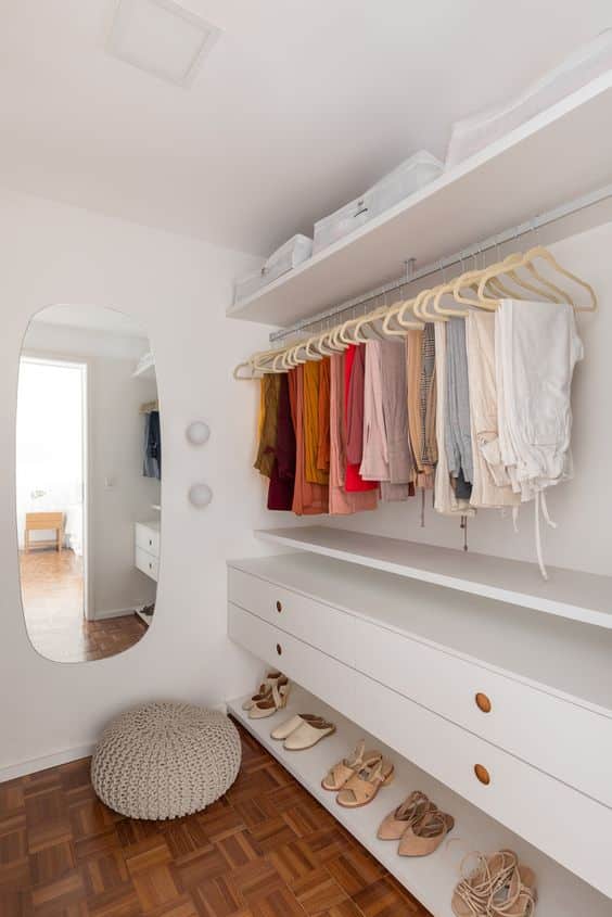 decoracao para closet